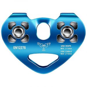 Escalade En Forme De Coeur Double Poulie Corde De Câble En Acier Dispositif D'escalade 13mm Chariot De Tyrolienne À Grande Vitesse - Neuf