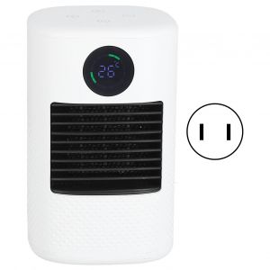 HJLIAN Radiateur soufflant intelligent a affichage numerique, chauffage rapide, souffleur d'air chaud, tete vibrante a 50 ¡ã, alimentation en air, arret automatique, prise americaine 110 V - Neuf