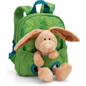 ERYI-Sac À Dos 21X26 Cm Avec Peluche Lapin - Neuf
