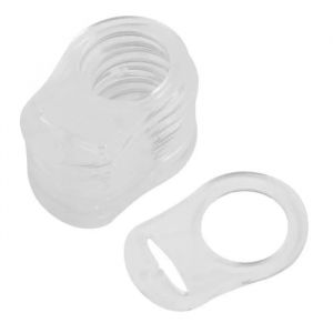 Vvikizy 10pcs Attache-Sucette En Silicone Multi-Adaptateur Transparent Pour Anneaux De B&eacute;b&eacute; - Neuf