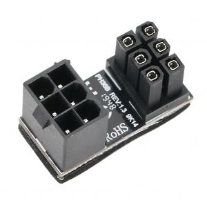Adaptateur D'alimentation Ph36b 6 Broches Coude A 180 Degres, Connecteur Convertisseur D'interface D'alimentation - Neuf