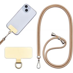 Kal-Cordon Universel Pour T&eacute;l&eacute;phone Portable, Autocollants M&eacute;talliques Pour T&eacute;l&eacute;phone Portable, Cordes R&eacute;glables, Bretelles Ou Bretelles Pour Lib&eacute;rer Les Mains. - Neuf