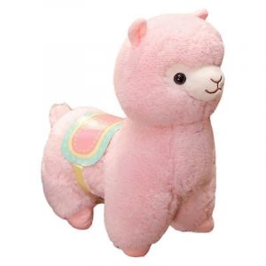 Poup&eacute;e D'agneau De Dessin Anim&eacute;, Jouet En Peluche, Poup&eacute;e De B&eacute;b&eacute; Mouton, Oreiller De Couchage, Poup&eacute;e De Chiffon, Cadeau D'anniversaire Pour Enfants-Rose - Neuf