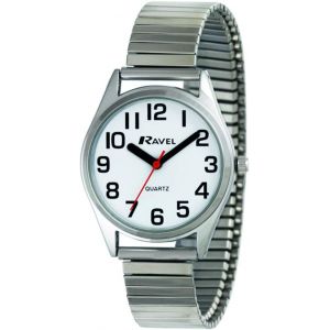 Kalanka-- Montre Unisexe &Agrave; Bracelet Extensible En Acier Inoxydable Avec Super Grands Chiffres Et Aiguilles - Neuf