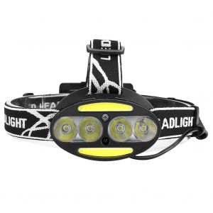 Hjlian Lampe Frontale Led Etanche Avec Chargeur Usb, Ideale Pour La Peche Nocturne Et Le Camping - Neuf