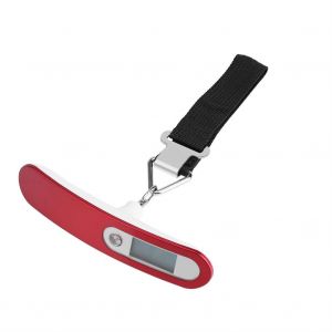 WeiHeng Mini Balance &Eacute;lectronique Portable Poids Bagages LCD Num&eacute;rique Voyage Suspendu Crochet Rouge - Neuf