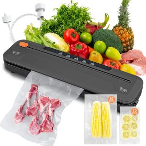 NouvelHorizonstore-Machine &agrave; Emballer Sous vide Puissante,Machine &agrave; Emballer sous vide 65 kPa pour Conserver les Aliments,Design compact,Sacs sous vide pour aliments inclus,Machine &agrave; emballer sous vi - Neuf