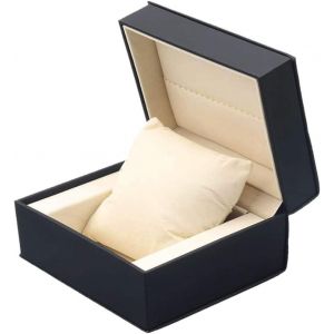 Kal-Boîte À Montres, Bracelets, Colliers - Boîte Cadeau En Cuir Pu Noir - Neuf