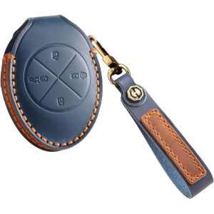 Étui de clé de voiture en cuir adapté pour Xiaopeng pour Xpeng P5 P7 G3 G6 G9 G3i 2019-2023 Protection Étui porte-clés.[H387] - Neuf