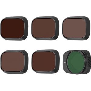Pack De 6 Filtres Polarisants Nd Mini 3/Mini 3 Pro, Compatibles Avec Dji Mini 3/Mini 3 Pro, Accessoires De Drone, Cpl, Nd8, Nd16, Nd32, Nd64, Nd128 (Plastique)[Z1423] - Neuf