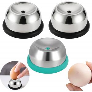 Chenquansarl-3 Pièces Perceur D'oeufs, Perforateur D'?Ufs, Pique Oeuf, Perforateur À Oufs En Acier Inoxydable, Perforateur D'?Ufs Pour Oeufs Crus, Pour Les Cuisines, Les Banquets - Neuf