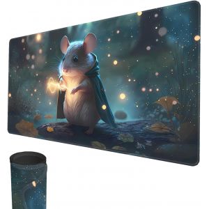 Chenquansarl-Mtg Tapis De Jeu Avec Bords Cousus, Tapis De Jeu Mtg Antidérapants, Tapis De Jeu Tcg 61 X 35 Cm Tapis De Jeu Mtg + Sac De Rangement Pour Personnes À Partir De 14 Ans 4 Joueurs - Neuf