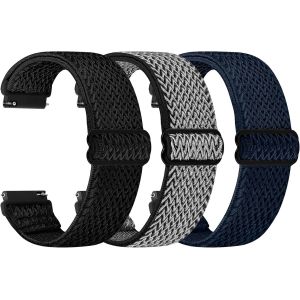 Fdjhy-Bracelets De Montre Élastiques - 16 Mm, 18 Mm, 19 Mm, 20 Mm, 22 Mm, 24 Mm - Fermeture Rapide - Bracelet De Sport Réglable Et Respirant - Bracelet De Rechange Pour Homme Et Femme - Neuf