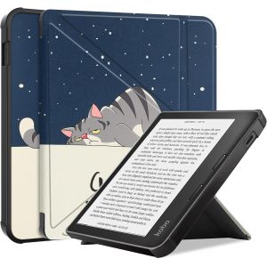 Antichoc Housse pour KOBO Libra Colour Coque-&Eacute;tui KOBO Libra2 Liseuse eBook Housse avec Support Pliant Housse Protection Coque (LM) - Neuf