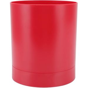Eryi-Pots À Ustensiles Pour Comptoir De Cuisine, Porte Egouttoir Rangement Inox Stockage Élégant Ferme Respirant Sécher Pp Antidérapant Domicile Durables Surface Mate Cuillère Fourchette Rouge - Neuf