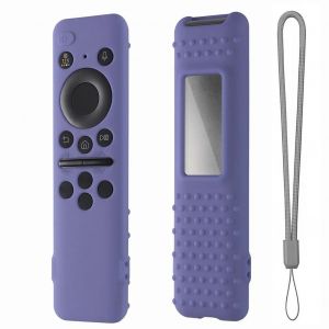 HUWB-Juste de protection pour t&eacute;l&eacute;commande pour Samsung 8K Neo,QLED,HDR,Smart TV,manchon en silicone antichoc,housses de t&eacute;l&eacute;commande &eacute;tanchesRetro Blue - Neuf