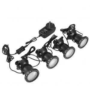 Hjlian Eclairage Led Etanche Pour Aquarium 100-240 V, Projecteur Submersible Rvb Pour Aquarium, Jardin, Etang (N° 16) - Neuf