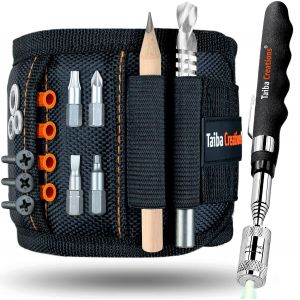 Cadeaux Pour Hommes, Bracelet Magn&eacute;tique Artisanal 2024 Avec Tige Magn&eacute;tique Et Crayon Pour Maintenir Les Vis Et Les Clous, Id&eacute;es De Cadeau Pour La F&ecirc;te Des P&egrave;res, La F&ecirc;te Des Hommes, Un Anniversaire - Neuf