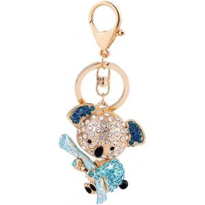 PATA-Creative Porte-clés Cadeaux Femme Sac Pendentif Porte-clés Petite Fille Koala (Bleu) - Neuf