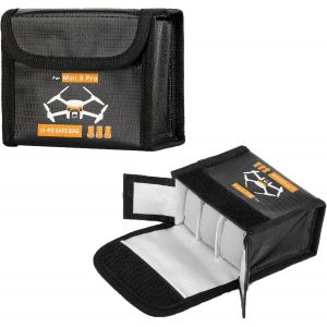Subzonal-Sac De Rangement De Batterie Lipo Pour Dji Mini3 Mini 3 Pro Housse Etui De Protection Bo&icirc;te De Stockage De Batterie Antid&eacute;flagrant Anti-Humidit&eacute; Anti-Poussi&egrave;re Accessoires Drones (3) - Neuf