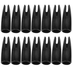 Lot De 60 Couvre-Flèches De Qualité Supérieure Pour Tir À L'arc ¿ Encoches En Plastique Durable Pour Une Précision Et Une Protection Accrues ¿ Compatible Avec Les Flèches De 8 Mm - Neuf