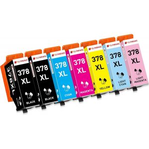 7-Pack 378Xl Cartouches D'Encre Compatibles Avec Epson 378 Xl 378Xl Multipack Pour Expression Photo Xp-8500 Xp-8505 Xp-8600 Xp-8605 Xp-8606 Xp-8700 Xp8500 Xp8505 Xp8600 Xp8605 Xp86[ENC944952] - Neuf