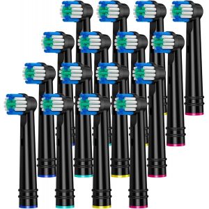 Nsiecd-Tête De Brosse De Remplacement Pour Oral B, 16 Paquets De Têtes De Brosse À Dents Électrique Pour Oral B, Eb17-P Precision Clean Brush Heads, Vitality Smart Genius Series - Neuf