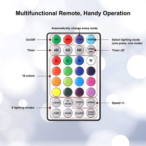 Guirlande Lumineuse Led Rgbw Intelligente Pour Décoration De Noël, 20 M - Neuf
