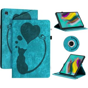 Étui Coque Pour Samsung Galaxy Tab S5E 10.5 Sm-T720/T725 2019- Étui En Cuir Pu Avec Fonction Support/Portefeuille Coque Tablette Galaxy Tab S5E (Bleu) - Neuf