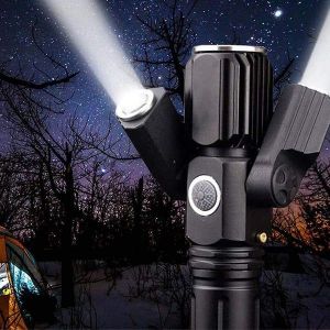 Lampe Torche Tactique Rechargeable Usb Feelglad 1 000 Lumens &iquest; Ultra Lumineuse, Longue Port&eacute;e, Durable, L&eacute;g&egrave;re, Id&eacute;ale Pour Les Aventures En Plein Air Et Les Urgences - Neuf