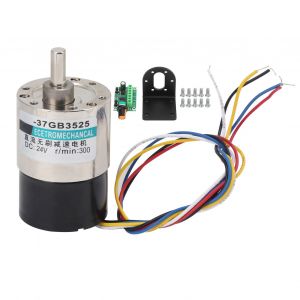 XYONG Moteur sans balais CC 24 V, rotation horaire/antihoraire, avec support et carte de controle de vitesse pour machine-outil CNC 300 tr/min - Neuf