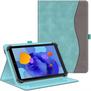 Coque Universelle Pour Tablette 10 Pouces (9''-10.5''/10.9''/11''), Housse Multipositions Pour Tablette Teclast, Blackview, Yestel, Yotopt, Meberry, Oscal Etc, Turquoise - Neuf