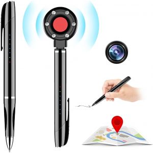 lbgwp60-Détecteur De Bugs Portable Rf Sans Fil, Détecteur De Caméra Cachée Anti-Espion En Forme De Stylo, Detecteur De Camera Pour Appareils D'Écoute Pour Voyage, Hôtel, Voiture, Bureau - Neuf