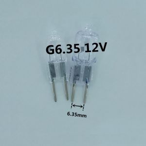 5 Pièces G6.35 12v Ampoule 50w Machine Lampe De Travail G6.35 12v 75w G6.35 12v 100w G6.35 12v 20w Lampe Aromatique G6.35 Ampoule Halogène 12v 35w - Type 75w 5 Pieces - Neuf