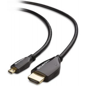 CFRY-Cable Micro HDMI vers HDMI &agrave; Haute Vitesse HDMI (Cable Micro HDMI HDMI), R&eacute;solution 4K pr&ecirc;te- 5m - Neuf