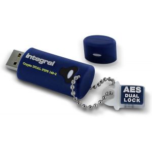 CMJAAGUR-Clé Usb 16Go Crypto-140-2 256-Bit 3.0 Usb Mémoire Flash Drive Cryptée Double Mot De Passe - Fips 140-2 Niveau 3, Design Étanche Xts-Aes[M1285] - Neuf