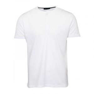 Tee Shirt Col Tunisien Avec Boutons Homme Pierre Cardin - Neuf