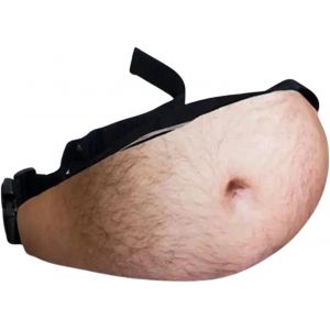 SJZG-Poche Ventre De Bi&egrave;re, Sac Banane Homme, Impression 3D R&eacute;glable Papa Sac Faux Ventre Taille Pack Fanny Pack Pour Hommes Ventre - Neuf