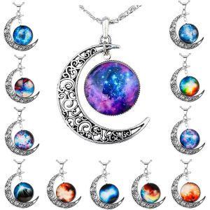 12 Pcs Croissant De Lune Pendentif Collier Pour Femmes Filles - Meilleur Ami Bijoux Plan&egrave;te Ensemble D'amiti&eacute; - Cadeaux Pour Femme - Neuf