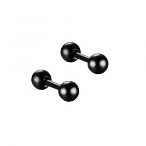 Ore-Petites Boucles D'oreilles Punk Noires Pour Homme Et Femme,En Acier Inoxydable,Accessoires De Bijouterie,Nouvelle Mode,2020-Z0008-31- - Neuf