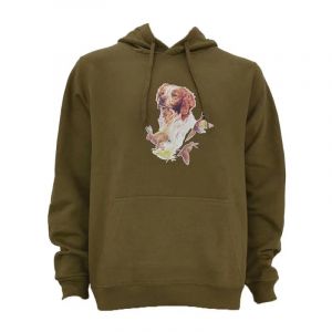 Sweat &Agrave; Capuche Kaki &Eacute;pagneul Bartavel&reg; - Neuf
