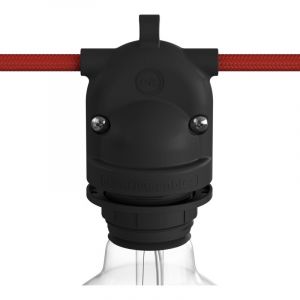 Eiva-2, Portalampada Per Esterno &Agrave; Doppia Uscita Ip65 Attacco E27 - Neuf