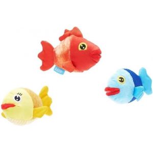 Eryi-Bark The Groupers Fish School Jouet Pour Chien En Peluche Multicolore Taille Xs/S - Neuf
