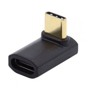 KALANKA-Connecteur USB C USB4 Type C 240 W Puissance 40 Gbit/s Données 8K Vidéo Extension Connecteur Adaptateur 90 degrés vers le haut vers le bas coudé - Neuf