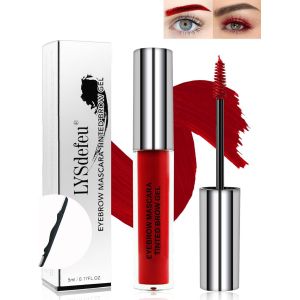 KALANKA-Gel à Sourcils Longue Tenue-Kit de Teinture de sourcils de Couleur de Sourcil au Rasoir à Sourcils, Volume fibre Mascara, Naturel Maquillage des yeux imperméable et anti-bavures, Sans Résidus - Neuf