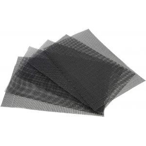 Eryi-Feuilles De Maille En Plastique, Tapis De Maille De Pot De Fleur Noir Carré En Plastique Bonsaï Fond Grille De Drainage Tapis De Trou Pour Prévenir La Perte De Sol (5 Pièces, 30 X 20 Cm, Noir) - Neuf