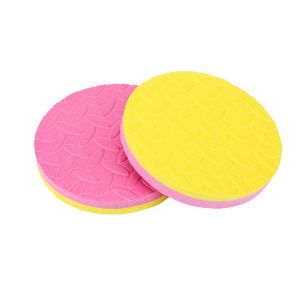 Lot De 2 Coussinets D'entrainement Pour Le Yoga, Les Genoux Et Les Coudes, En Mousse Eva (Jaune Et Rose) - Neuf