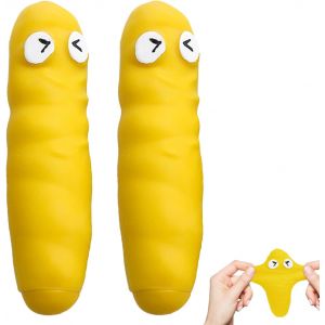KAL-2P Balle Anti-Stress En Forme De Caca Rigolo, Fausses Crotte Bien Imitée Cadeau Petit Jouet Marrante Jeux Rigolo Poop Fidgets Pour Enfants Blague Le 1Er Avril Halloween Noël, Possible De La Rince - Neuf
