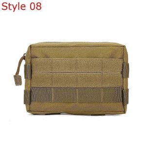 Sacs tactiques Molle Pochettes &Eacute;quipement militaire Sac de taille Hommes Pochette de t&eacute;l&eacute;phone Camping Chasse Accessoires Ceinture Banane Pack Arm&eacute;e EDC Pack - Neuf