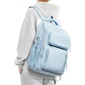 KALANKA-Sac a Dos Scolaire Multipoches,Sacs D'école Cartable Primaire Grand,Sac à Dos Lycee,Sac Université Femme,Sac Scolaire Ado 30L - Neuf